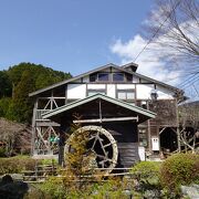 静かな山里にある道の駅 （道の駅 くんま水車の里）