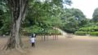 緑豊かなエリアと児童遊園エリアに分かれています