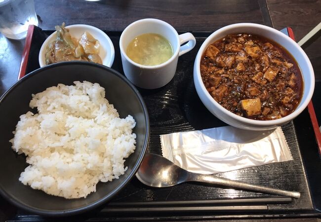 麻婆豆腐定食　￥850