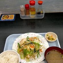 豆腐チャンプル定食650円