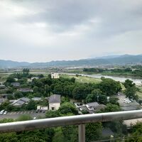 部屋からの筑後川の眺め