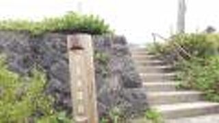 整備された道を歩きます