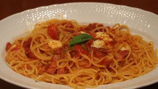 腰のあるパスタで、おいしいです