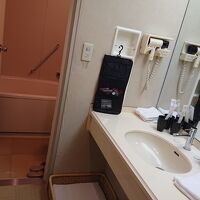 洗面所とお風呂です。大浴場は専用エレベーターで