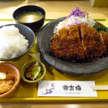 味噌カツ定食 / Miso cutlet set meal