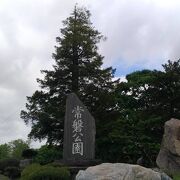 旭川中心部の広大な公園