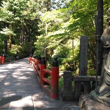 みそぎ橋と寿老人です。