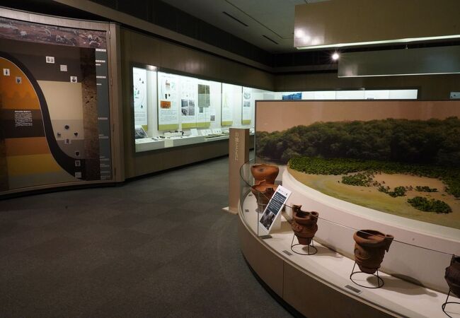 後谷遺跡の出土品は必見