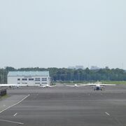 飛行機が見えます