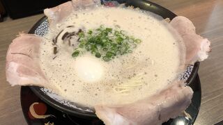 豚骨臭のする本格豚骨ラーメン