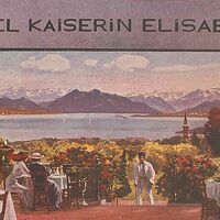 ホテルから見るシュタルンベルグ湖：その昔