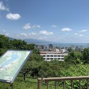 琵琶湖を眺められるSA