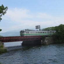 函館本線の列車を見ることが出来ます
