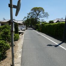 歴史の道・唐招提寺と薬師寺間