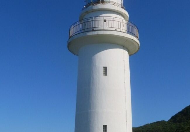 恵山岬にある白い灯台