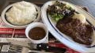 普通のステーキ