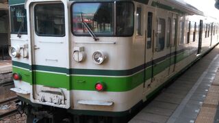 日本海沿いに走る路線です