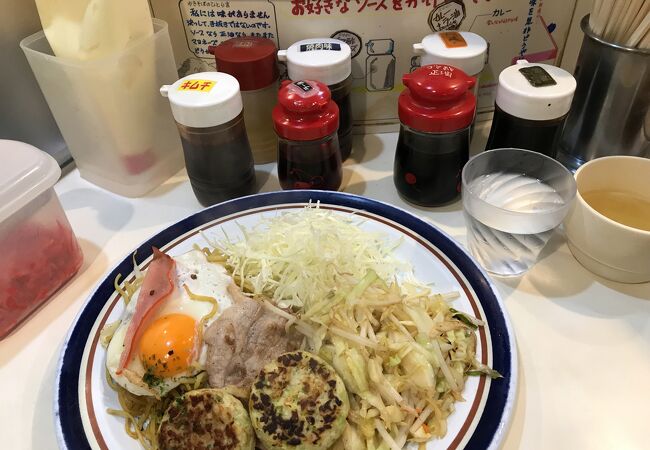 味のついてないやきそば