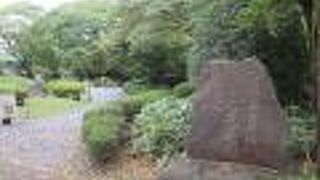 庭園が隣同士です