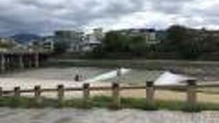 風流な三条大橋付近