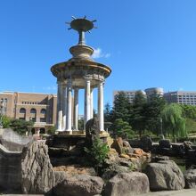 ローマ様式の噴水塔です