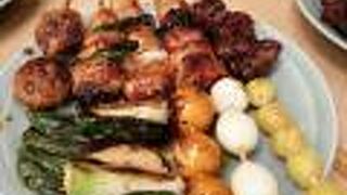 焼き鳥が美味しい