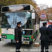 桜の時期は通常のバスが走っていません