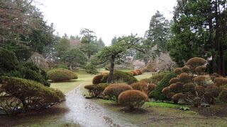 函館市内にある日本庭園の公園