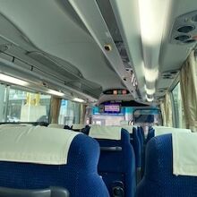 車内の様子です。