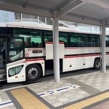 バス外観の様子です。