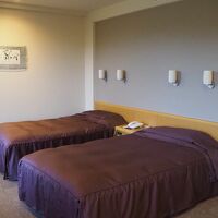 ずいぶん使い込まれたベッドカバーです（苦笑）