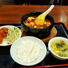 本格的な激辛麻婆豆腐ランチ