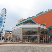 海側から見た建物全体