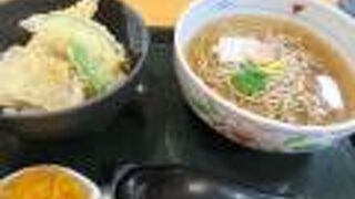 鯛と海老の天丼定食