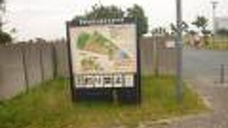 飛行機も見える