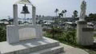 海も見えてなかなか眺めの良い場所に設置されていました