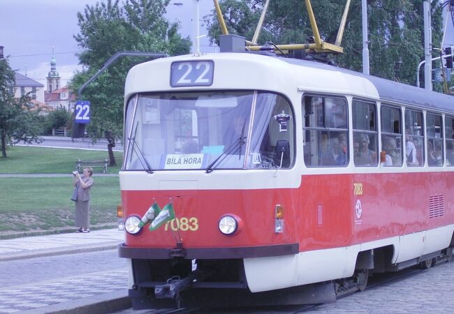 プラハでは地下鉄よりも路面電車の方が便利