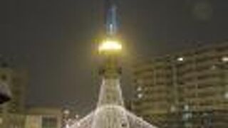 国道40号線にある旭川唯一のロータリー交差点