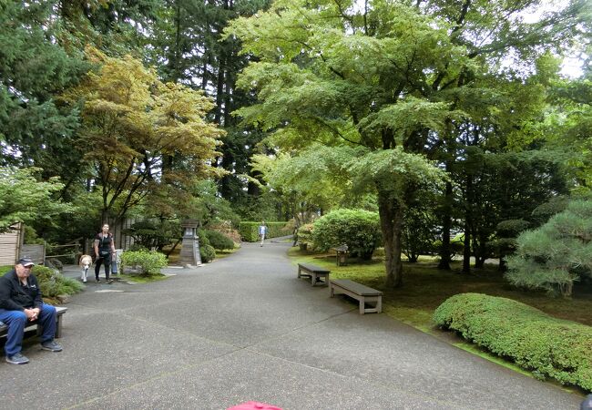 本格的庭園でした。　