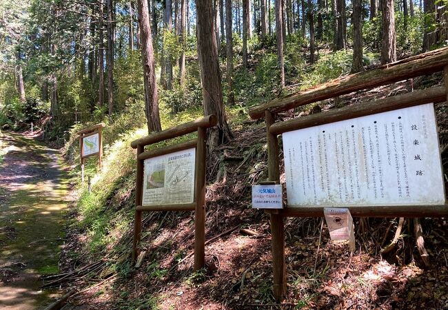 愛知県に残る山城のうちで最古のもの