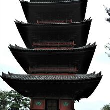 関東で現存する最古の五重塔