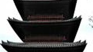 「力道山のお墓」を探したら、墓地の入り口に大きな五重塔がありました！