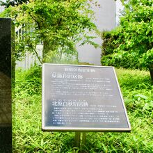 案内板があるだけです