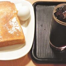 トーストモーニングをいただきました