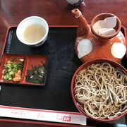 風味豊かな蕎麦