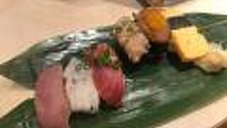 久々に魚がし日本一の立ち食い寿司を