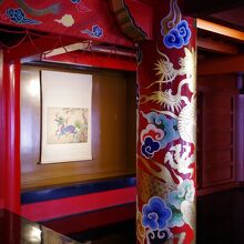 現在は、見ることができない美しい内装です。