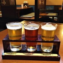 ビール飲み比べ。