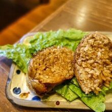 あぐーの肉巻きおにぎり