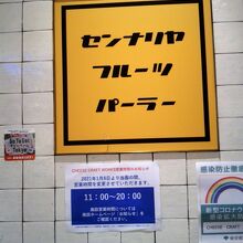 センナリヤフルーツパーラー ダイバーシティ東京プラザ店